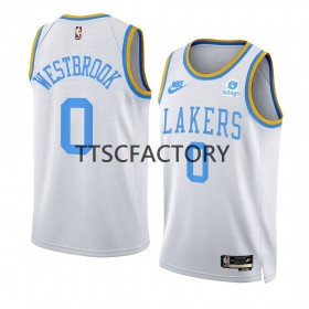 Dres Los Angeles Lakers Russell Westbrook 0 Nike 2022-23 Classic Edition Bijela Swingman - Muške